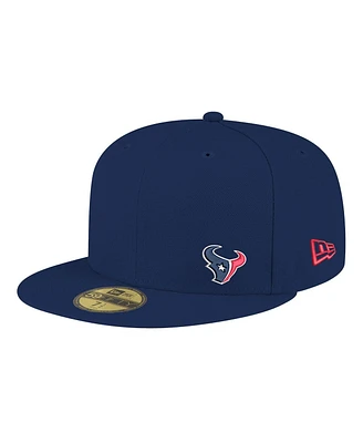 New Era Men's Navy Houston Texans Flawless 59FIFTY Fitted Hat