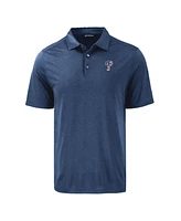 Cutter & Buck Men's Navy Philadelphia Phillies Coastline Epic Comfort Polo