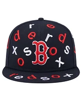 New Era Men's Navy Boston Red Sox Team Confetti 59FIFTY Fitted Hat