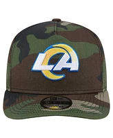 New Era Men's Camo Los Angeles Rams Woodsy 9FIFTY Snapback Hat