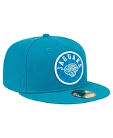 New Era Men's Teal Jacksonville Jaguars Checkered 59FIFTY Fitted Hat