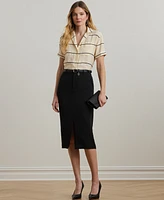 Lauren Ralph Women's Stretch Cady Pencil Skirt
