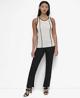 Dkny Petite Contrast Trim Tank Top