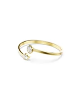 Swarovski Imber Mixed Cuts White Gold-Tone Plated Bangle Bracelet