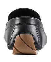 Guess Men's Ansto Logo Bit Detailed Driving Loafers