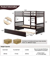 Pull-Out Trundle and Ladder, Perfect for Kids Rooms Guest Spaces