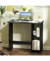 Computer Desk with Storage and Adjustable Shelf for Organized and Efficient Workspace