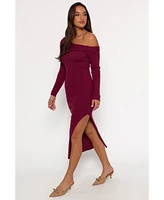 Petal and Pup Women's Cammie Long Sleeve Midi Dress