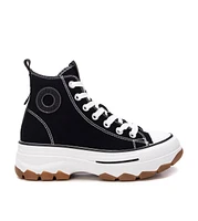 Women's Casual Canvas High Top Sneakers By Xti