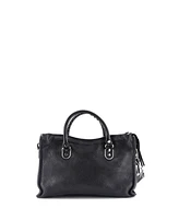 Pre-Owned Balenciaga Small City Classic Metallic Edge Bag Leather