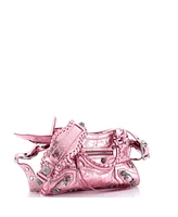 Pre-Owned Balenciaga Xs Neo Cagole City Bag Leather with Crystals