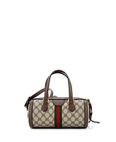 Pre-Owned Balenciaga Small x Gucci The Hacker Project Boston Bag Bb Coated Canvas