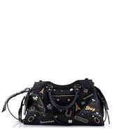 Pre-Owned Balenciaga Medium Neo Classic City Bag Embellished Leather