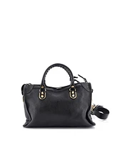 Pre-Owned Balenciaga Small City Classic Metallic Edge Bag Leather