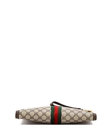 Pre-Owned Balenciaga x Gucci The Hacker Project Web Wristlet Clutch Bb Coated Canvas