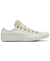 Converse Women's Chuck Taylor All Star Mono Leather Low Top Casual Sneakers from Finish Line