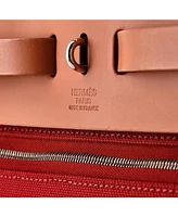 Pre-Owned HERMES 31 Herbag Zip Leather and Toile