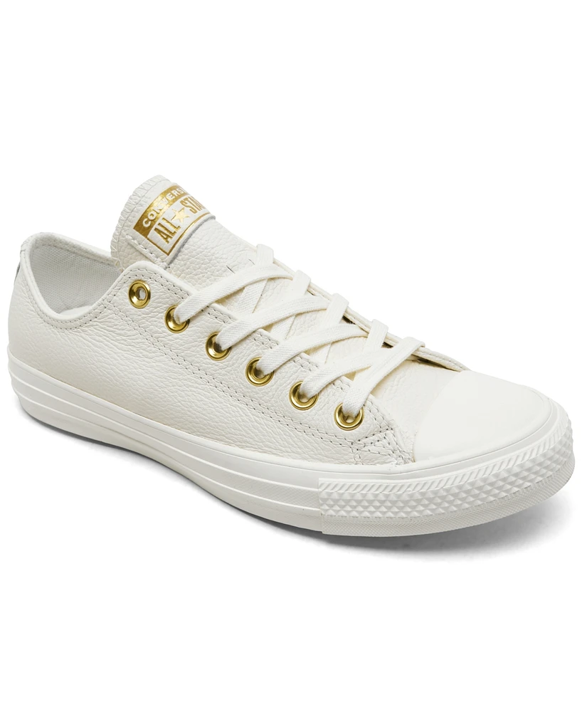 Converse Women's Chuck Taylor All Star Mono Leather Low Top Casual Sneakers from Finish Line