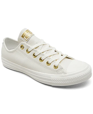 Converse Women's Chuck Taylor All Star Mono Leather Low Top Casual Sneakers from Finish Line