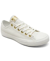 Converse Women's Chuck Taylor All Star Mono Leather Low Top Casual Sneakers from Finish Line