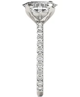 Charles & Colvard Moissanite Classic Basket Solitaire Engagement Ring (2-1/2 ct. t.w.) in 14k White Gold