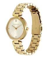 Olivia Burton Women's Dimension Gold Tone Bracelet Watch, 32mm