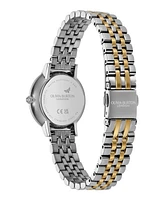 Olivia Burton Women's Honeycomb Ultra Slim Two-Tone Bracelet Watch