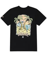 Hurley Big Boys Palm Beach Graphic Short-Sleeve Cotton T-Shirt