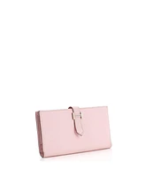 Pre-Owned HERMES Long Bearn Wallet Chevre Mysore