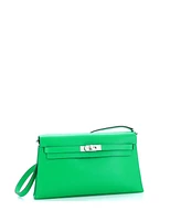 Pre-Owned HERMES Kelly Elan Shoulder Bag Chevre Chamkila