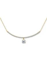 Giani Bernini Cubic Zirconia Pendant Necklace (2-1/6 ct. t.w.), 16" + 2" extender, Exclusively at Macy's