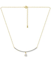 Giani Bernini Cubic Zirconia Pendant Necklace (1-7/8 ct. t.w.) Sterling Silver, 16" + 2" extender