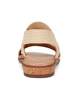 Easy Spirit Women's Lana Double Band Flat Slingback Sandals