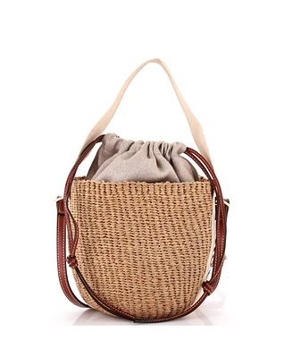 Pre-Owned Chloe Small x Mifuko Woody Basket Bag Raffia