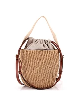 Pre-Owned Chloe Small x Mifuko Woody Basket Bag Raffia