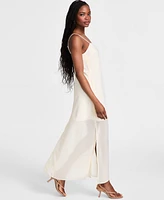 Bar Iii Women's Sheer Overlay Maxi Dress, Exclusively at Macy's