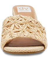 Dv Dolce Vita Women's Honey Raffia Block-Heel Dress Sandals