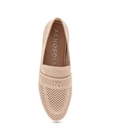 Aerosoles Women's Nanti Knit Smoking Almond Toe Slipper Flats