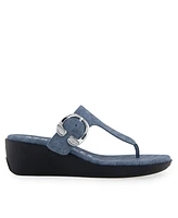 Aerosoles Women's Izola Round Toe Wedge Sandals