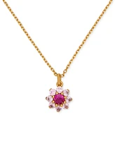 Kate Spade New York Gold-Tone Bursting Blooms Pendant Necklace, 16" + 3" extender