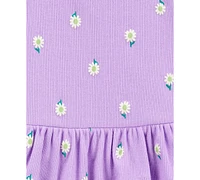 Carter's Baby Girls Cotton Peplum Bodysuit & Pants, 2 Piece Set