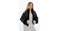 Furniq Uk Women's Genuine Shearling Jacket