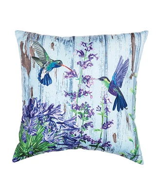 Hummingbird Paradise Throw Pillow