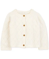 Carter's Baby Girls Cotton Button-Up Cardigan