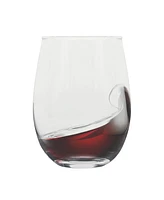Gibson Home Bellini Glass 12 Piece All Purpose Stemless Red, White, Water, Beverage Glasses/Tumbler - Set of 12