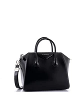 Pre-Owned Givenchy Small Antigona Bag Glazed Leather