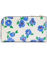 kate spade new york Devin Springtime Blooms Leather Small Bifold Wallet