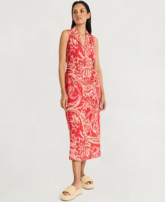 The Good Journey Women's Printed Midi Dress