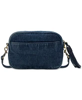 Patricia Nash Josie Woven Denim Small Crossbody