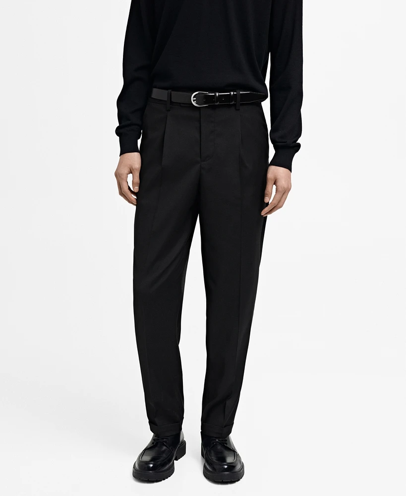 Mango Men's Eu Slim-Fit Suit Pants